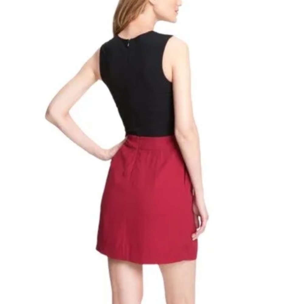 Theory Daura Tailor Color-Block Wool Sheath Dress… - image 2